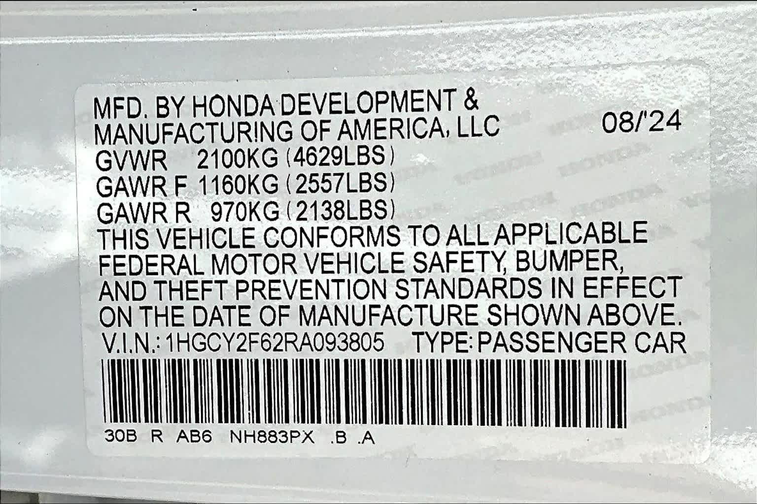 2024 Honda Accord Hybrid EX-L - Photo 16