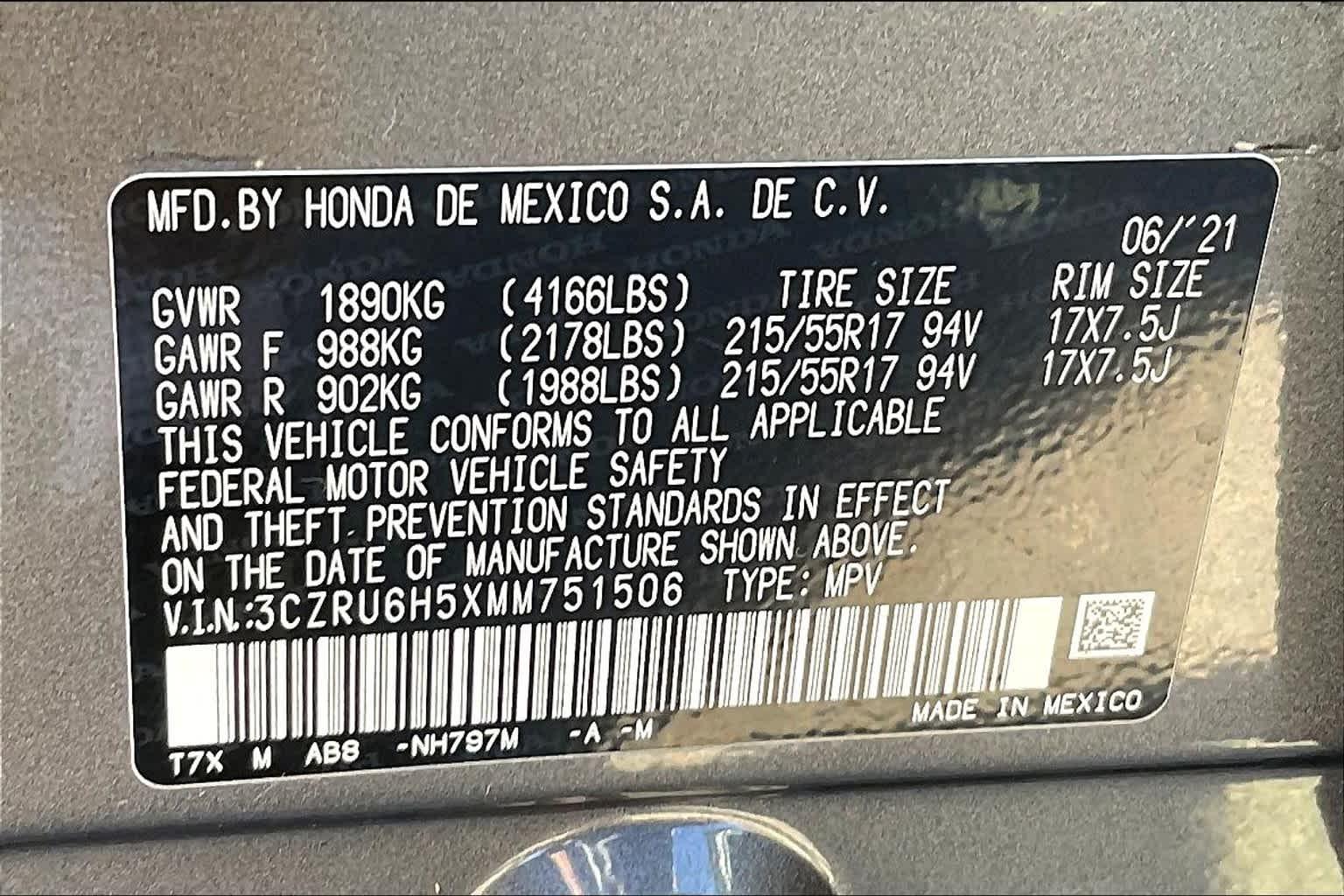 2021 Honda HR-V EX - Photo 35