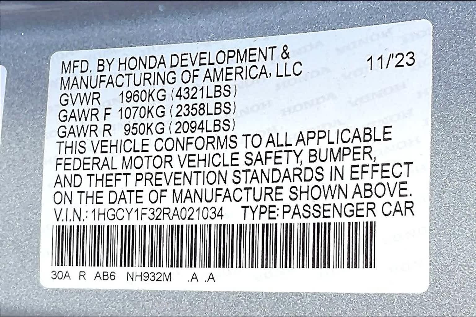 2024 Honda Accord EX - Photo 41