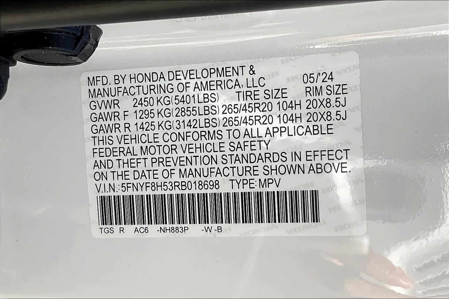 2024 Honda Passport EX-L - Photo 16