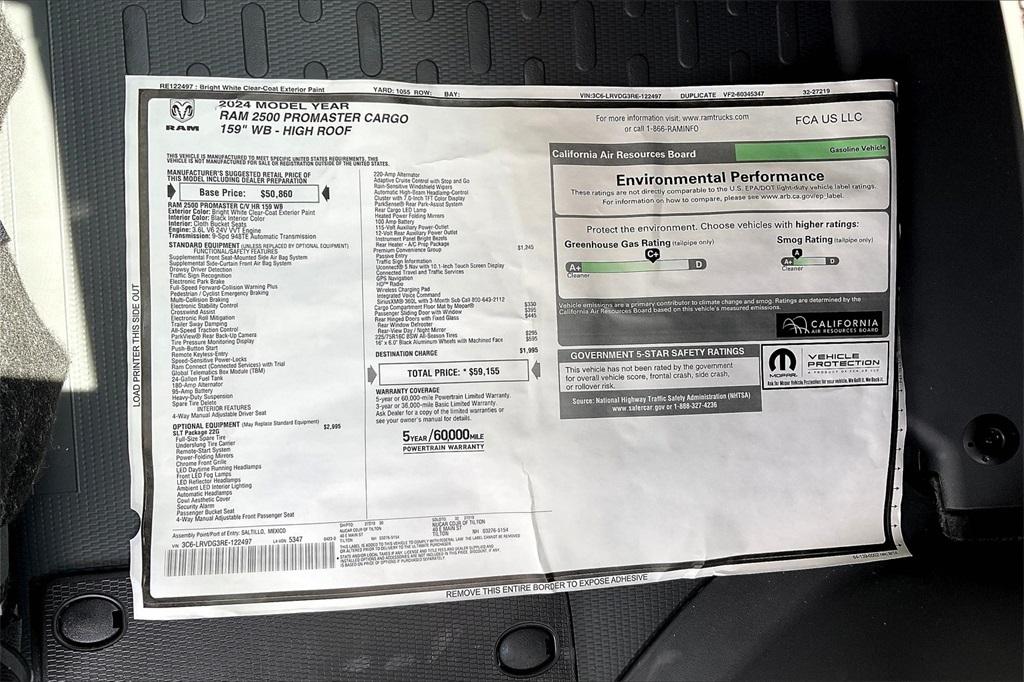 2024 Ram ProMaster 2500 High Roof - Photo 16