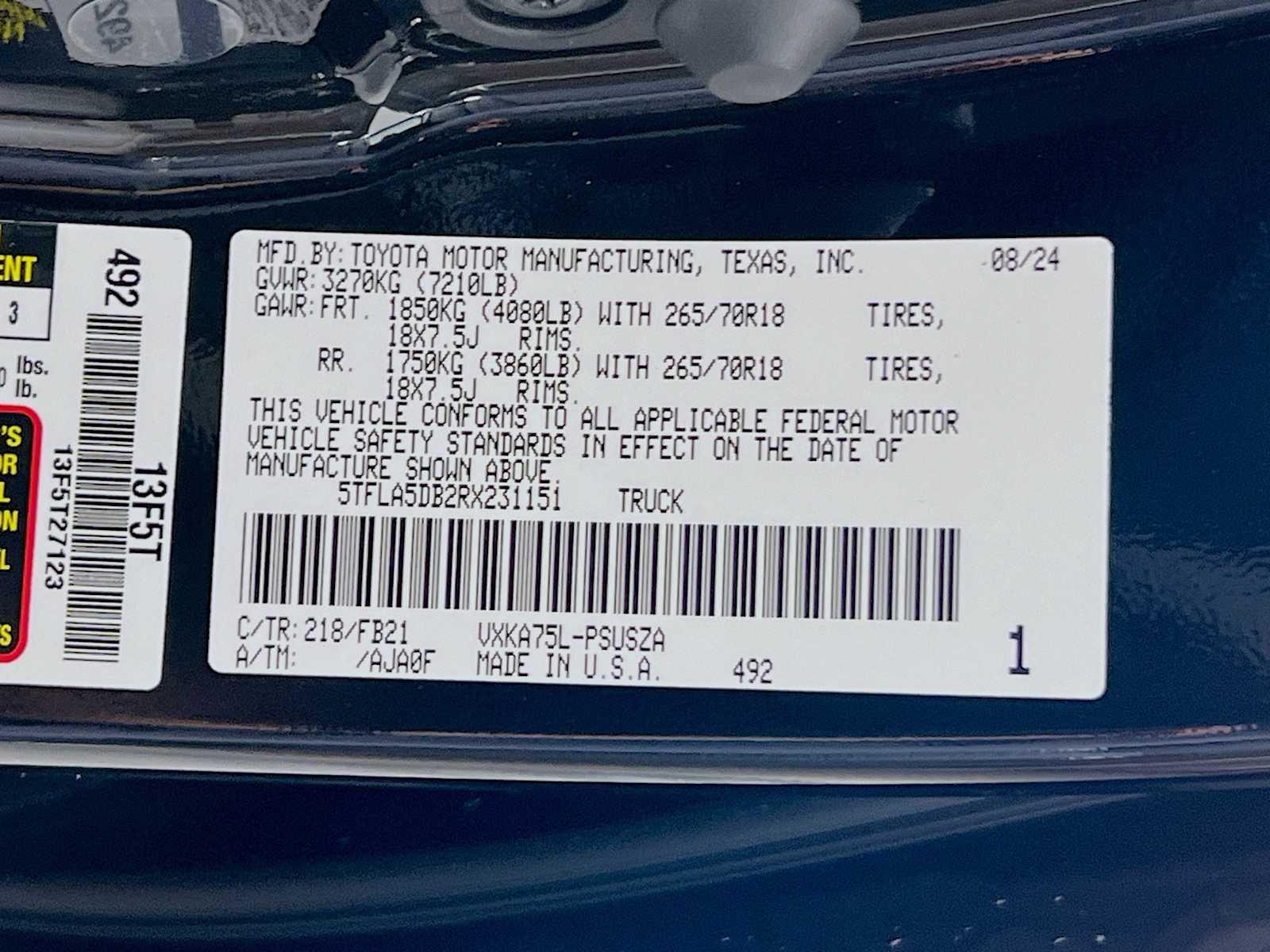 2024 Toyota Tundra SR5 CrewMax 5.5 Bed - Photo 20