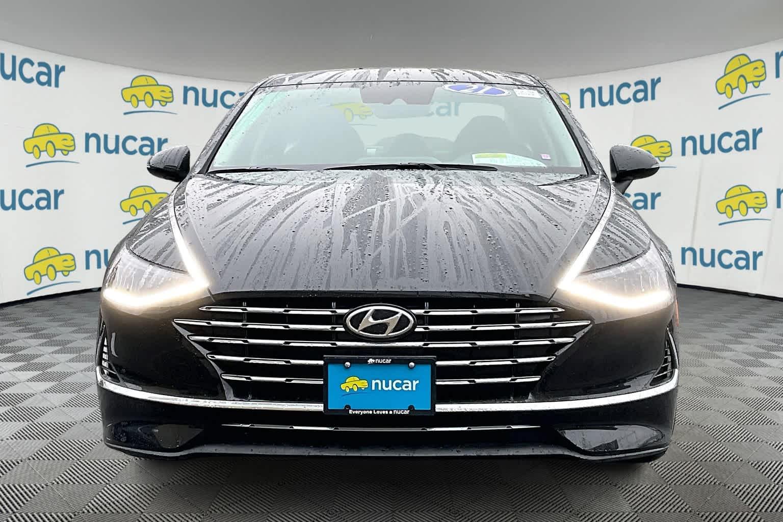 2021 Hyundai Sonata Hybrid Blue - Photo 2