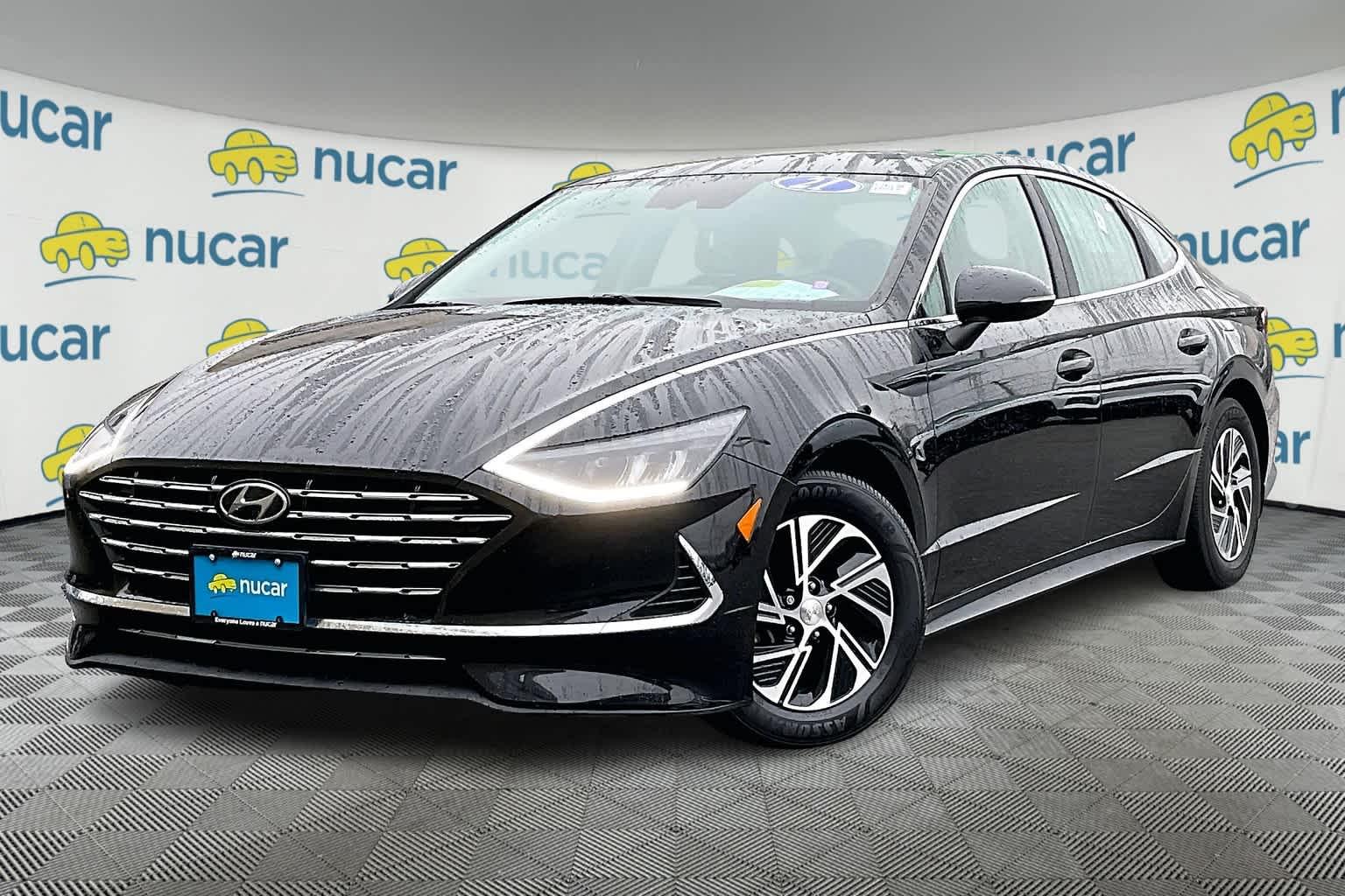 2021 Hyundai Sonata Hybrid Blue - Photo 3