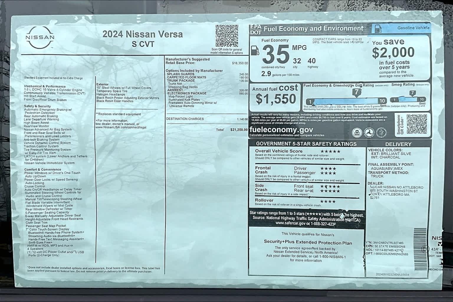 2024 Nissan Versa S - Photo 17