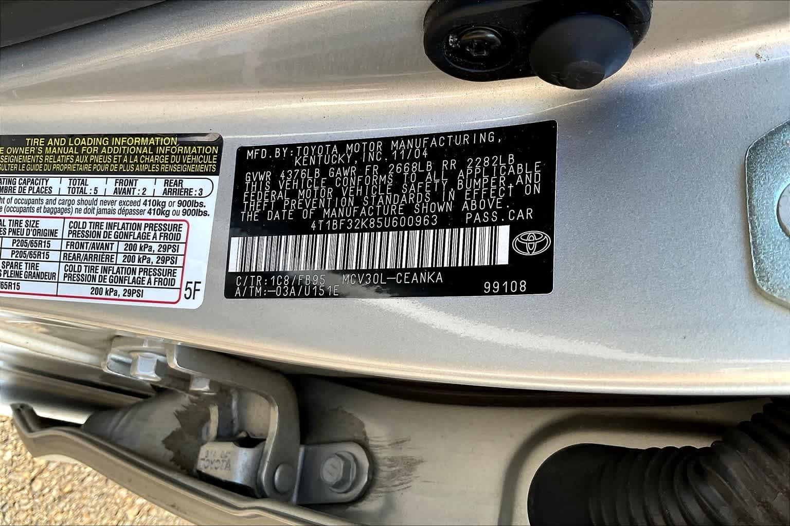 2005 Toyota Camry LE - Photo 6