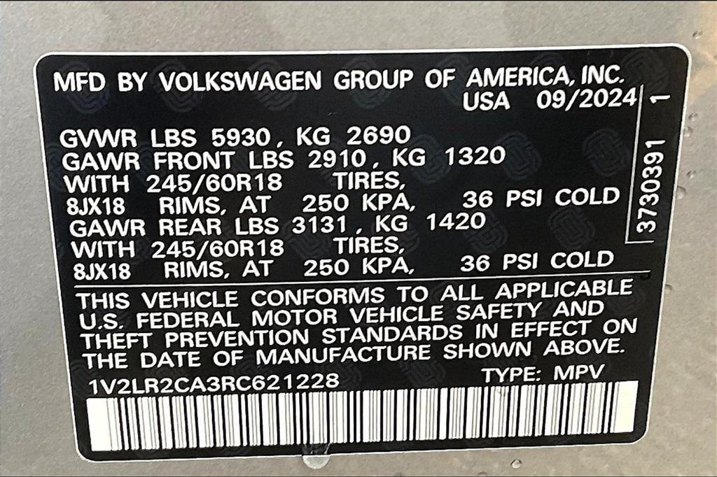 2024 Volkswagen Atlas 2.0T SE - Photo 15